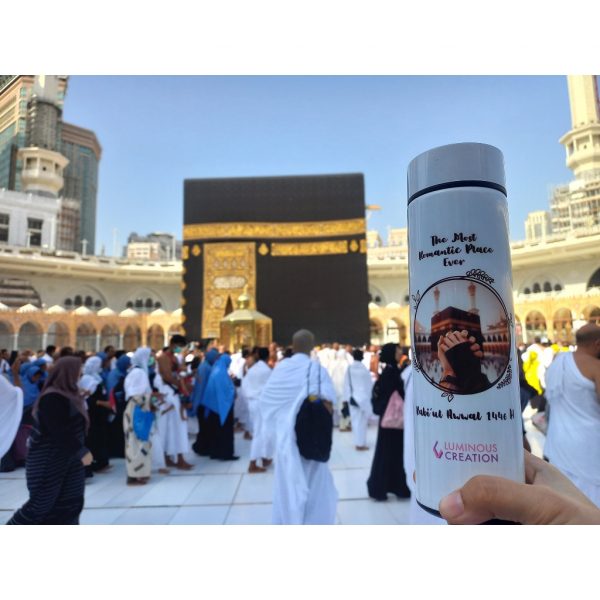 Tumbler Sport Custom Thermos LED Souvenir Free Nama Ka'bah Series (Umrah Haji) - Image 3