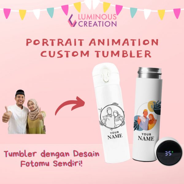 Custom Desain Tumbler Animasi Foto Bisa Satuan Special Tumbler Sport, LED, Niagara - Image 4