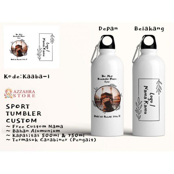 Tumbler Sport Custom Thermos LED Souvenir Free Nama Ka'bah Series (Umrah Haji) - Image 10