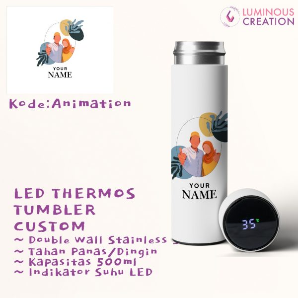 Custom Desain Tumbler Animasi Foto Bisa Satuan Special Tumbler Sport, LED, Niagara - Image 2